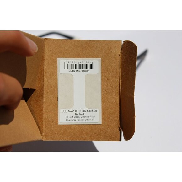 SMITH OPTICS Embark POLARIZED Glacier Sunglasses Black/Gold TNF RARE NEW $245 - Picture 12 of 16